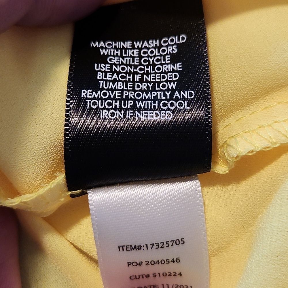 Torrid Georgette Cage front blouse - Picture 9 of 10